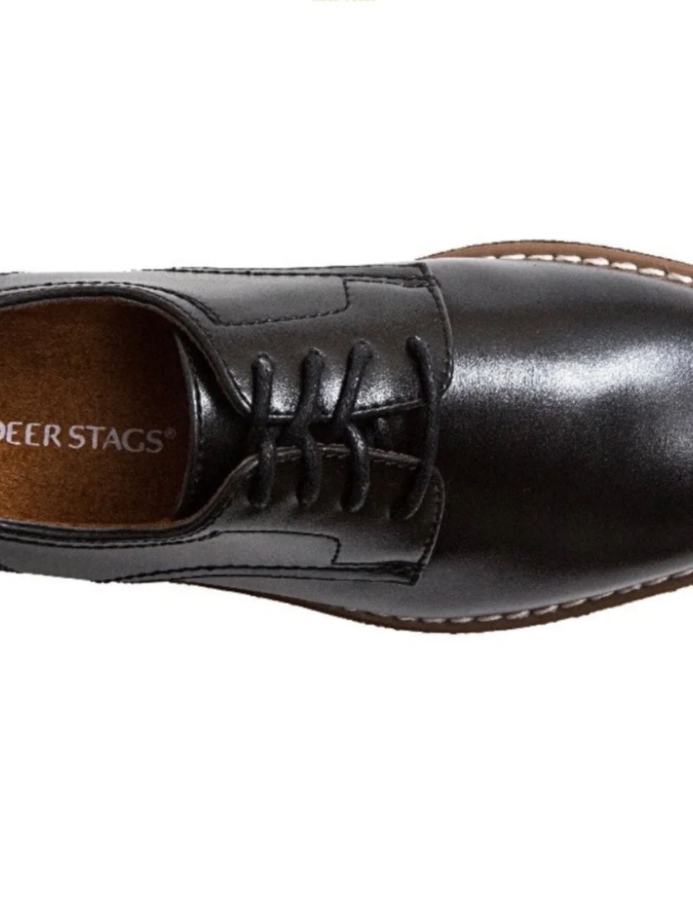 Deer Stags Zander Lace Up Oxford Black Sz 1M